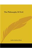 Philosophy of Evil