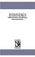 Does Protection Protect? An Examination of the Effect of Different Forms of Tariff Upon American industry.