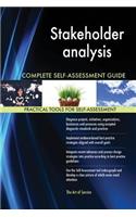 Stakeholder analysis Complete Self-Assessment Guide