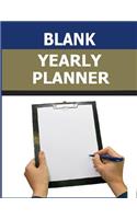 Blank Yearly Planner