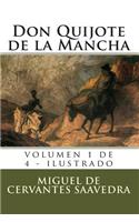 Don Quijote de la Mancha: Volumen 1 de 4 - Ilustrado