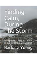 Finding Calm, During The Storm: Thoughts that keep you afloat in this storm that we call life!(English)