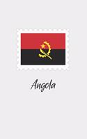 Angola flag minimalist notebook