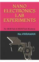 Nano Electronics Lab Experiments