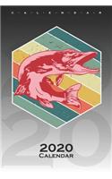 Predatory Fish Retro Calendar 2020