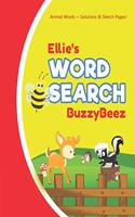 Ellie's Word Search: Solve Safari Farm Sea Life Animal Wordsearch Puzzle Book + Draw & Sketch Sketchbook Activity Paper - Help Kids Spell Improve Vocabulary Letter Spell