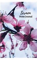 Sermon Notes Journal: Sermon Notes Journal Floral - A Keepsake Notebook To Record, Remember And Reflect on the Weekly Sermons