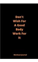 WorkOut Journal