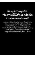 Why Do they Call it Homeschooling if We're Never Home?