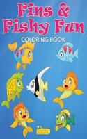 Fins & Fishy Fun Coloring Book