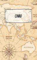 Chad: Dotted Travel Diary Notebook or Journey Dotted Grid Journal - Holiday Trip Pocketbook for Men and Women with Dots