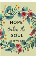 Hope Anchors the Soul Hebrews 6