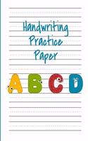 Handwriting Practice Paper ABCD