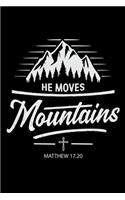 He moves mountains matthew 17.20