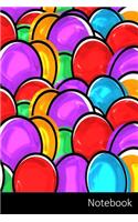 Notebook: Uova Di Pasqua, Pasqua, Vernice, Pittura taccuino / agenda / quaderno delle annotazioni / diario / libro di scrittura / carnet / zibaldone - 6 x 9 p