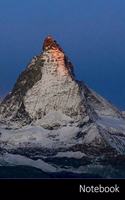 Notebook: Matterhorn, Salida Del Sol, Corona, Shining Cuaderno / Diario / Libro de escritura / Notas - 6 x 9 pulgadas (15.24 x 22.86 cm), 150 páginas, superfi