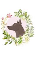 Journal: Xoloitzouin Floral Flowers Fauna College Ruled Lined Notebook