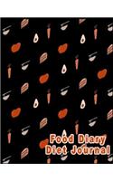 Food Diary Diet Journal: Food Diary, Food Journal, Diet Journal, Food Intake Journal