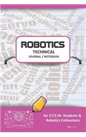 Robotics Technical Journal Notebook - For Stem Students & Robotics Enthusiasts: Build Ideas, Code Plans, Parts List, Troubleshooting Notes, Competition Results, Meeting Minutes, Pink Gplain