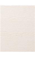 Notebook: White. 8 x10, lined paper.