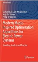 Modern Music-Inspired Optimization Algorithms for Electric Power Systems