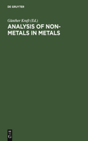 Analysis of Non-Metals in Metals