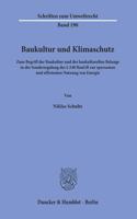 Baukultur Und Klimaschutz