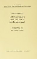 Untersuchungen Zum Volksbuch Von Eulenspiegel