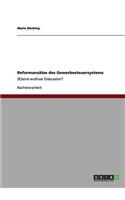 Reformansätze des Gewerbesteuersystems