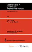 Variational and Hamiltonian Control Systems