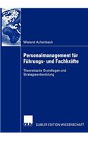 Personalmanagement Für Führungs- Und Fachkräfte