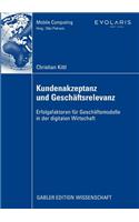 Kundenakzeptanz Und Geschäftsrelevanz