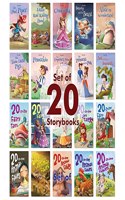 Story Books for Kids - Fairy Tale and Bedtime Story (Pack of 16 Books) | 296 Total Pages | Illustrated Stories | 206+ Stories