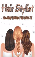 Hair Stylist Coloring Book For Adults