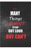 The many things i want to say................