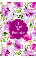 I Forgot to Remember