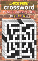 Large Print Crossword Puzzle Book Adults 150 Over Pyzzle
