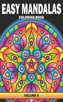 Easy Mandalas Coloring Book