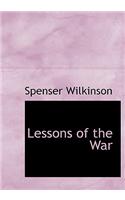 Lessons of the War