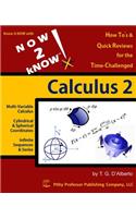 NOW 2 kNOW Calculus 2