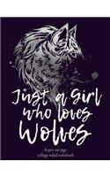 Just a Girl Who Loves Wolves