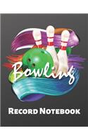 Bowling Record Notebook