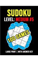 Sudoku Level Medium #5 - 100 Games