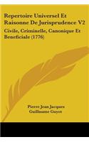 Repertoire Universel Et Raisonne De Jurisprudence V2