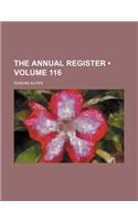 The Annual Register (Volume 116)