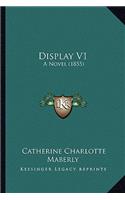 Display V1: A Novel (1855)