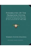 Possibilities of the Probation System: Together with Two New Laws Relative to Probation, Enacted by the Legislature of 1908 (1908)