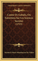 Comte De Gabalis, Ou Entretiens Sur Les Sciences Secretes (1715)