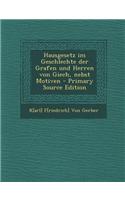 Hausgesetz Im Geschlechte Der Grafen Und Herren Von Giech, Nebst Motiven