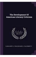 The Development of American Literary Criticism